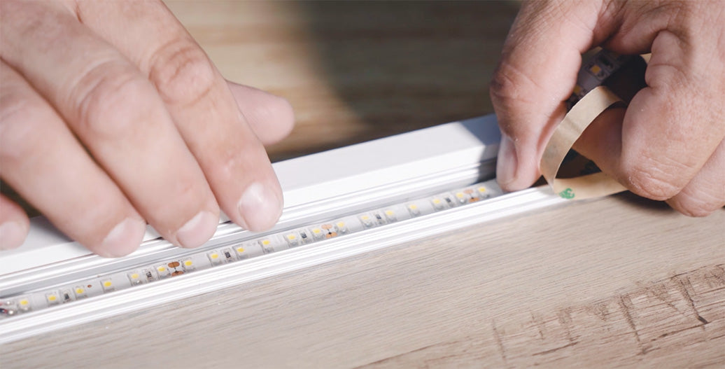 Strip light installation