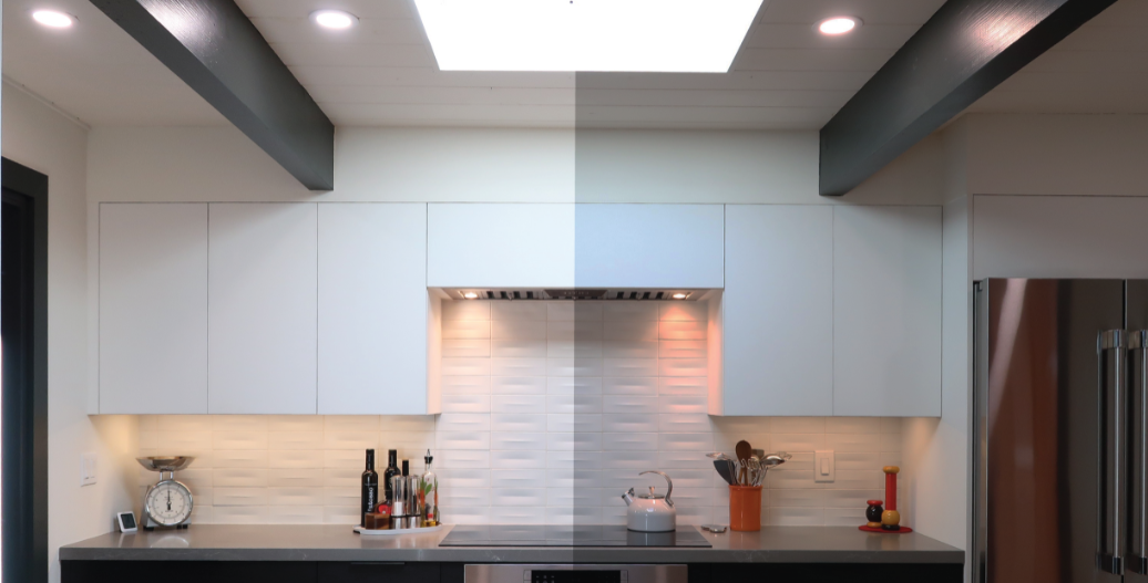 Dim kitchen