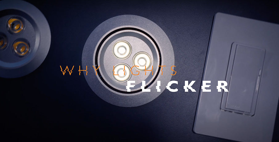 Recessed light with flicker graphic