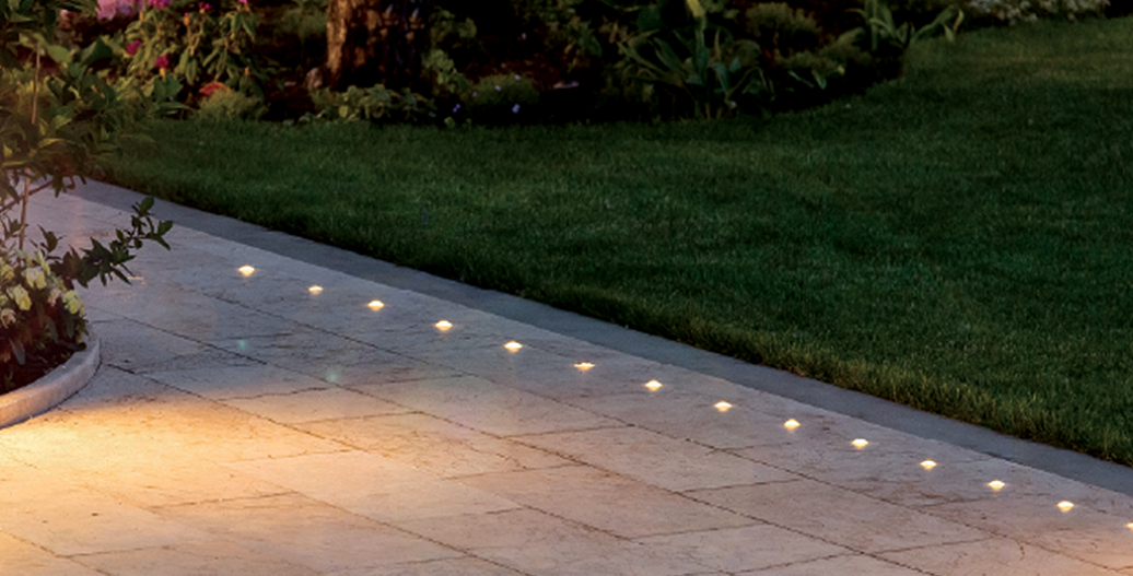 In-Ground lights on pathway