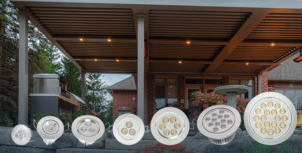 Recessed light size comparison