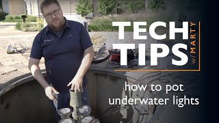 Load video: Link To how to pot underwater lights Video on YouTube