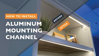 Load video: Link To What are how to install aluminum mounting channel Video on YouTube