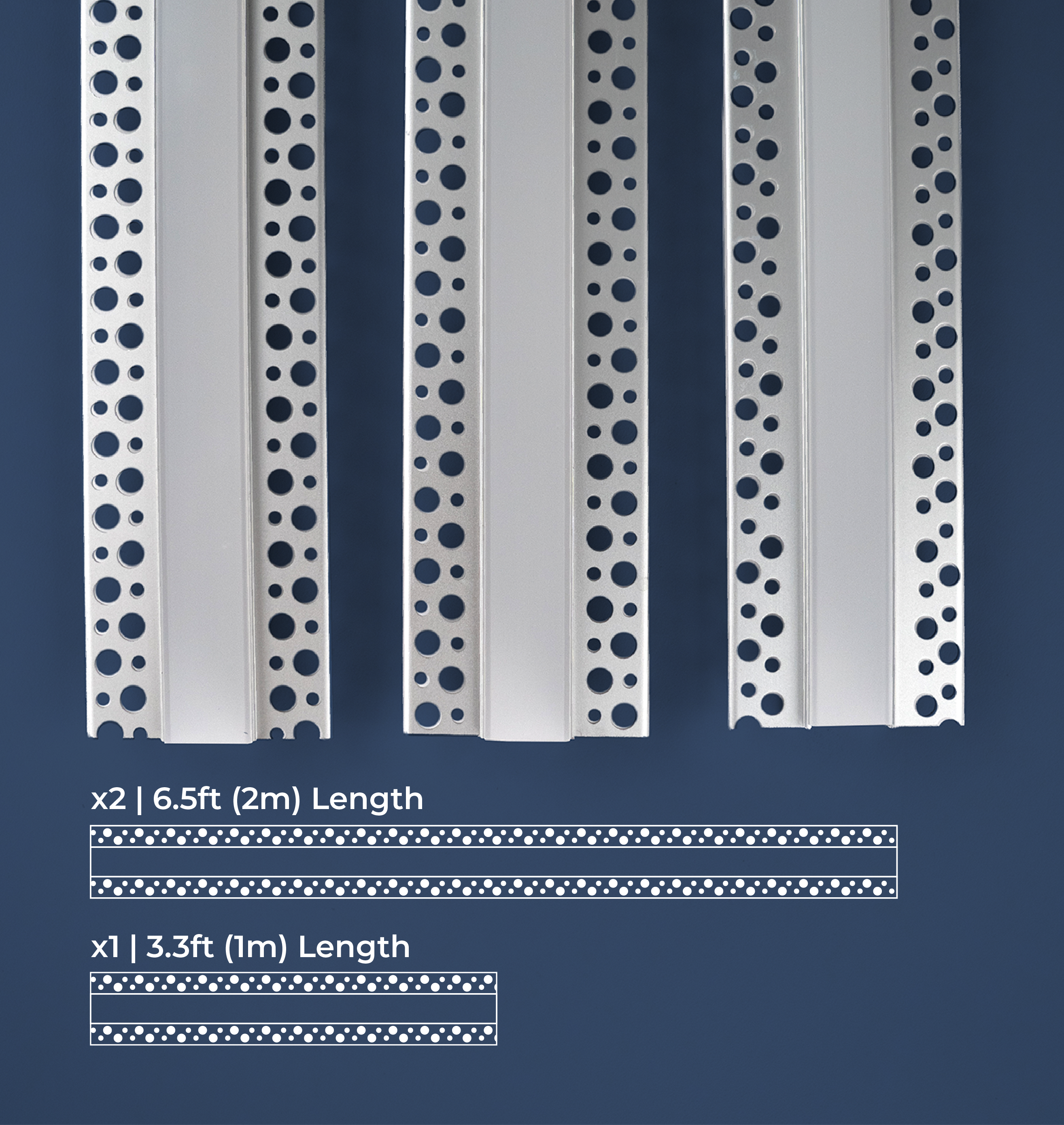 Mud in Channel Strip Light Kit