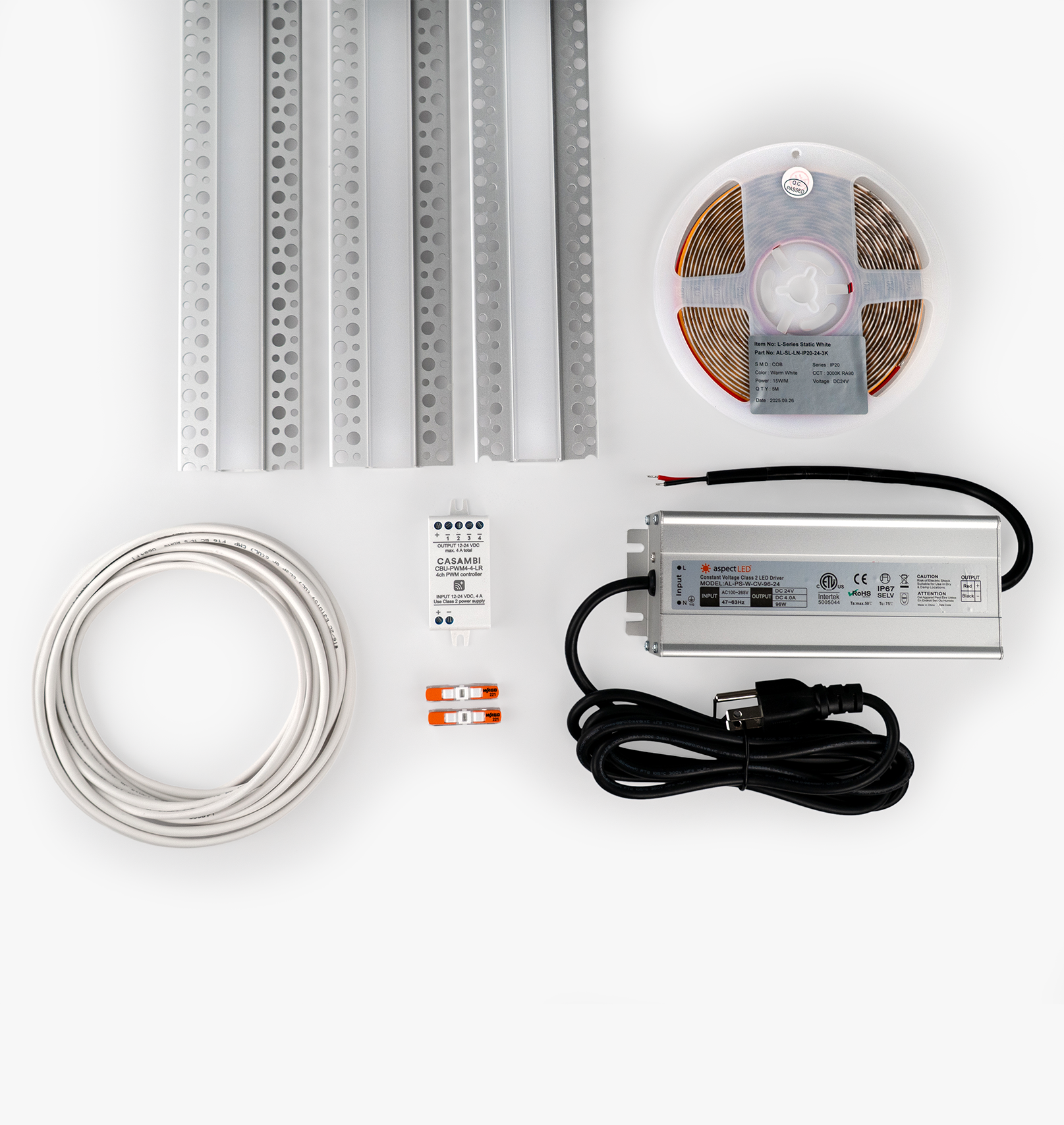 Mud in Channel Strip Light Kit