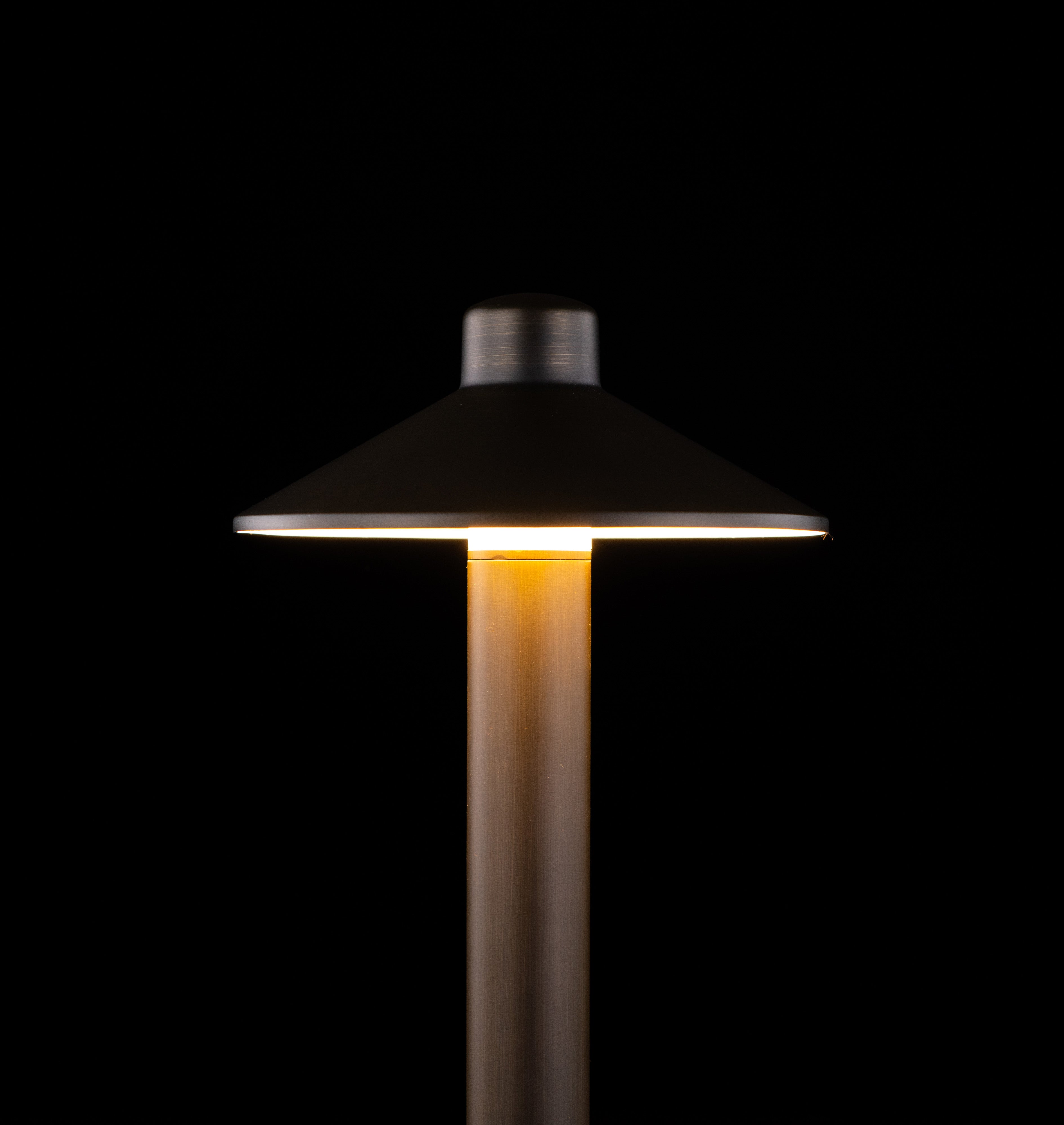 Modern Dome LED Path Light - Antique Bronze