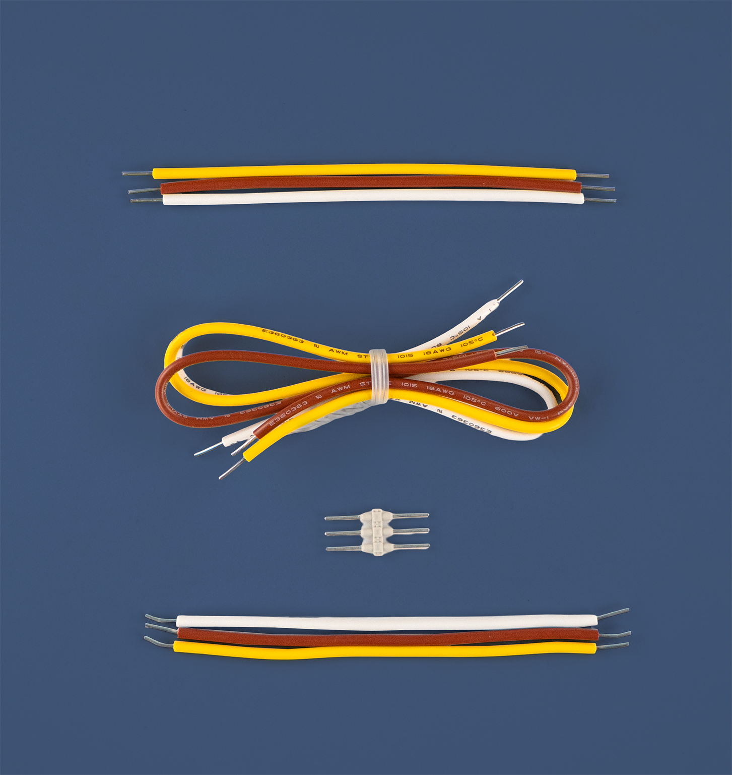 3-Wire Light Sheet Connector - SPI RGBW Jumper