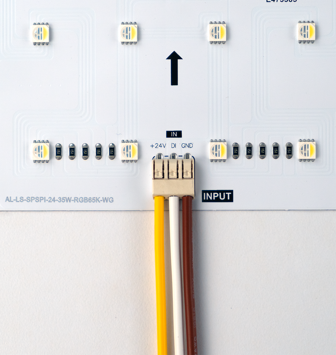 3-Wire Light Sheet Connector - SPI RGBW Pigtail