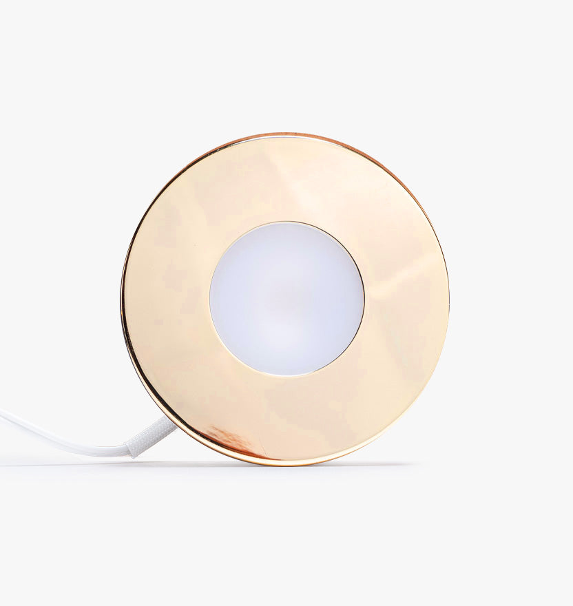 3.15” Adjustable White Recessed Puck Light - 3W (25 Watt Equivalent)