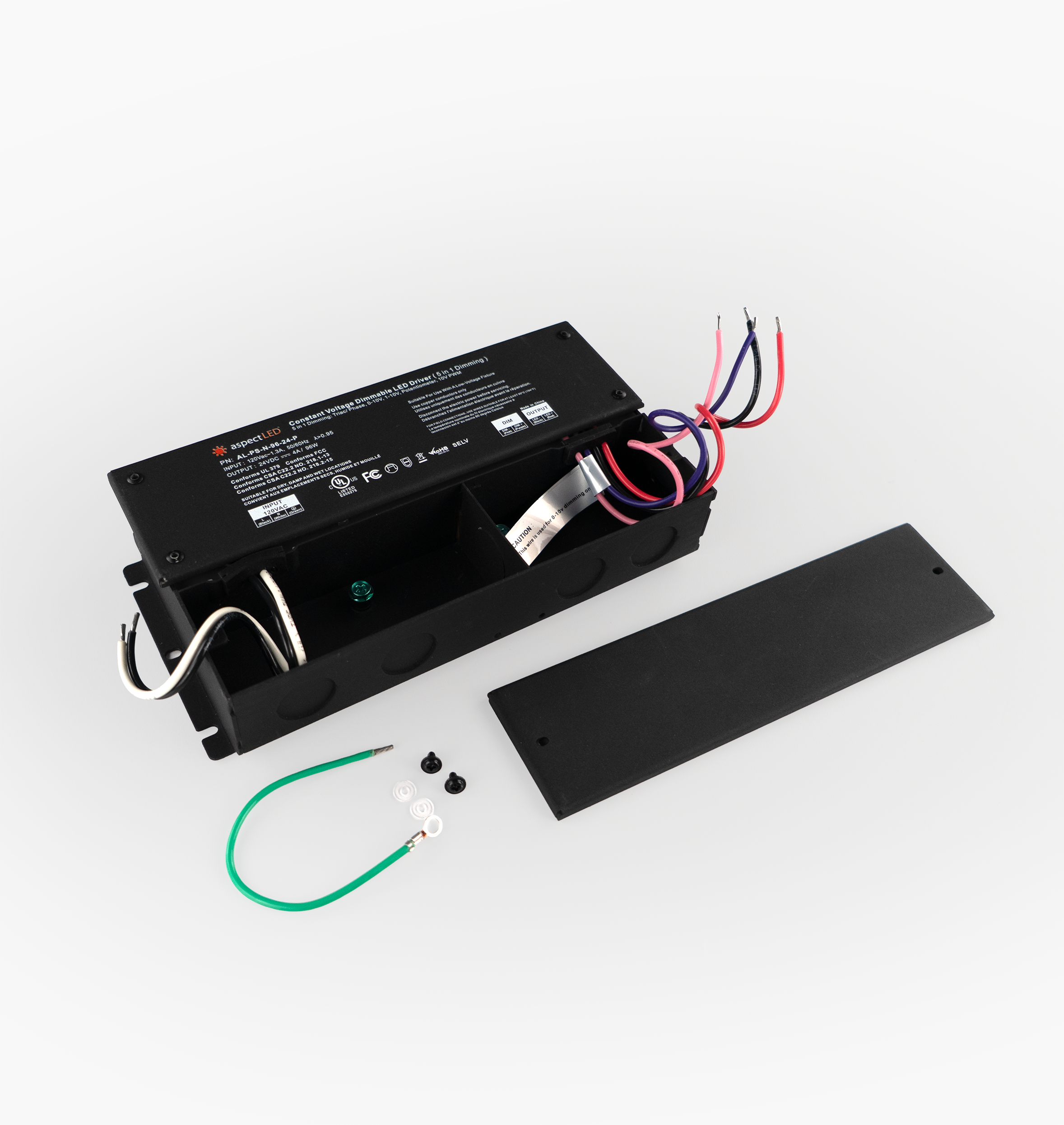 96W Dimmable LED Power Supply - Pool Rated UL 379