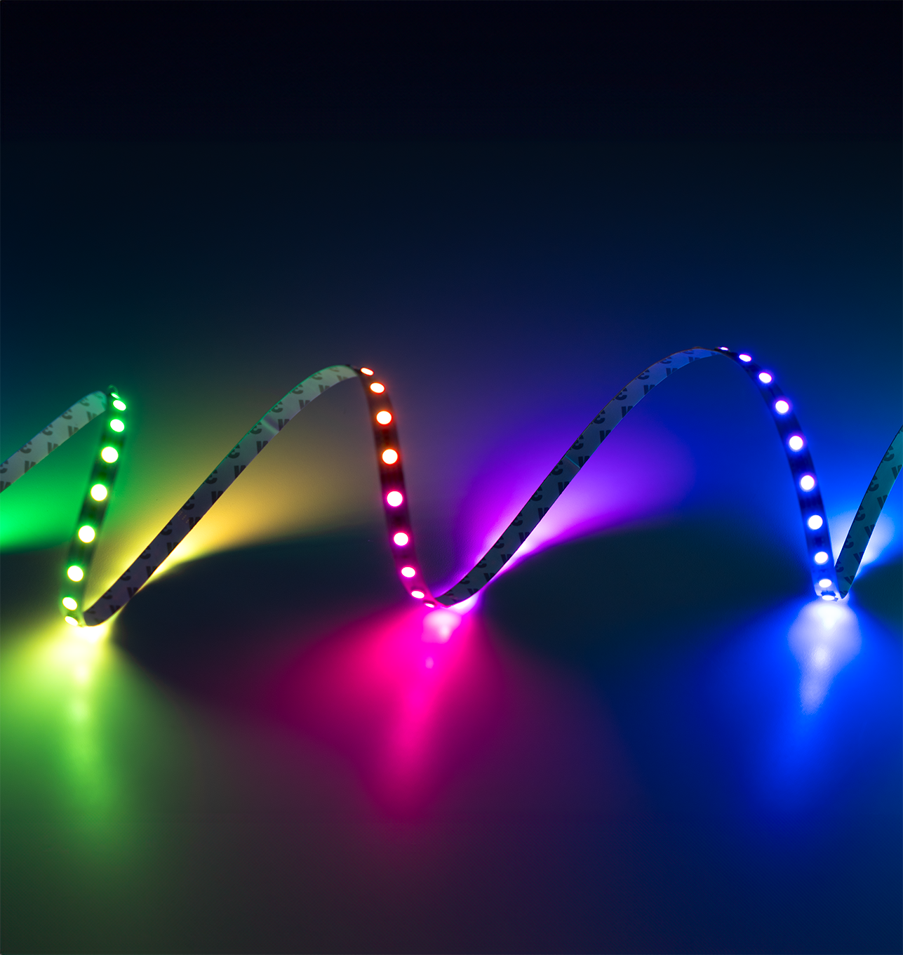 Borealis SPI Addressable Strip Light – RGB Color Changing