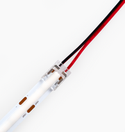 Summit Static White Solderless Pigtail Bite Connector
