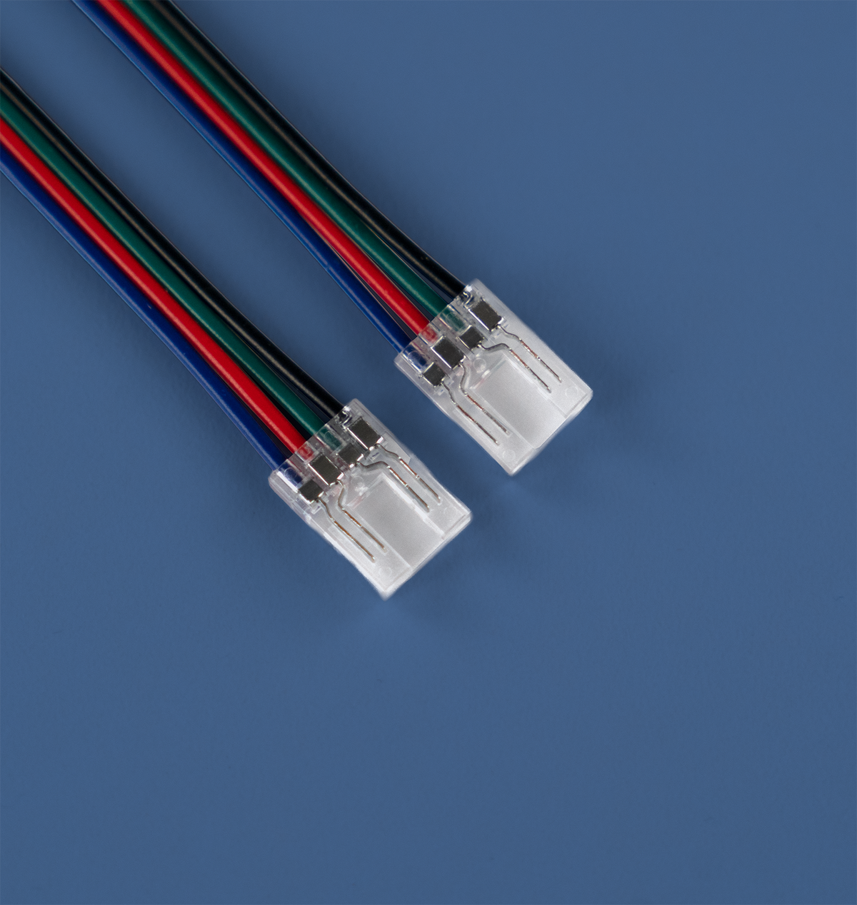 Dotless RGB Solderless Jumper Bite Connector