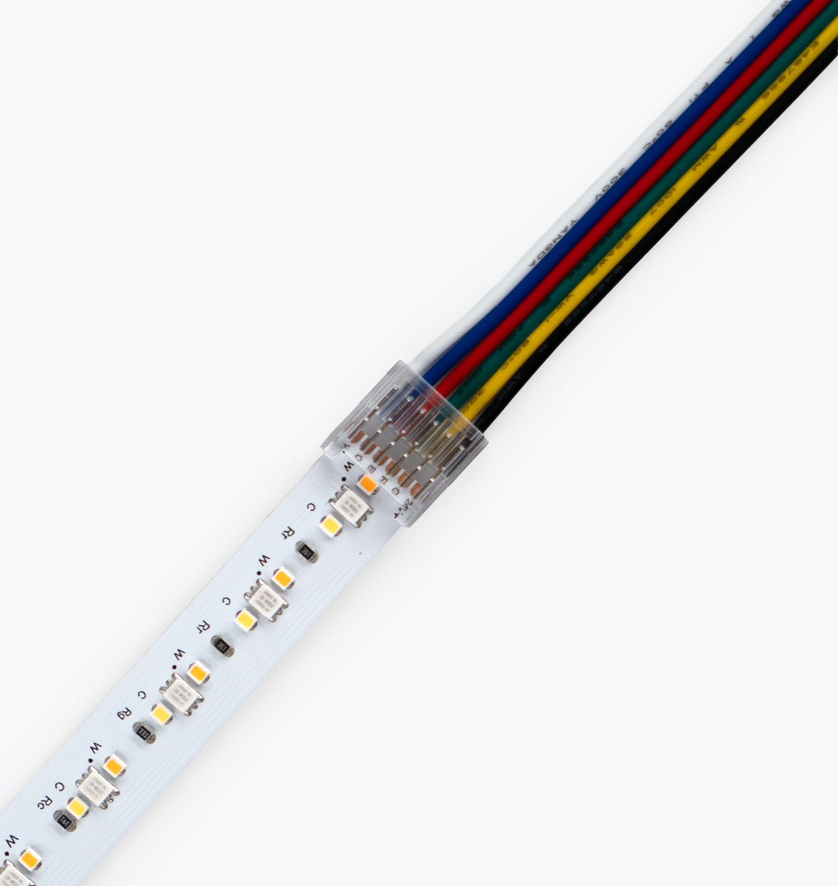 Prism RGBCCT Solderless Pigtail Bite Connector