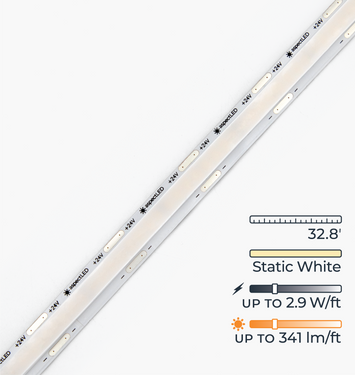 Summit LED Strip Light - Static White - 32ft
