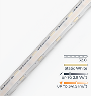 Summit LED Strip Light - Static White, 32ft, Waterproof