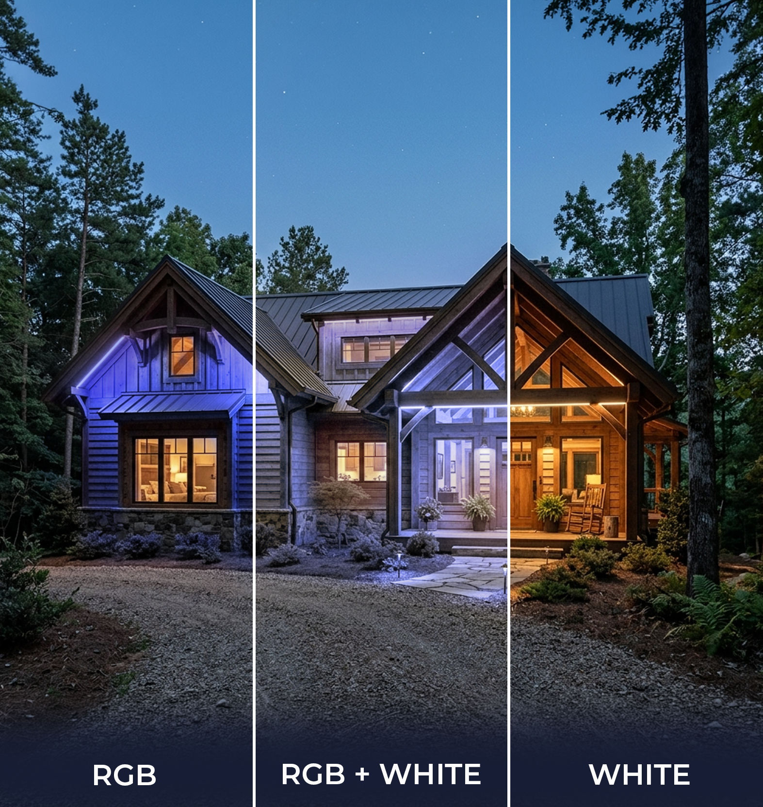Summit LED Strip Light – RGBW Color Changing, Waterproof