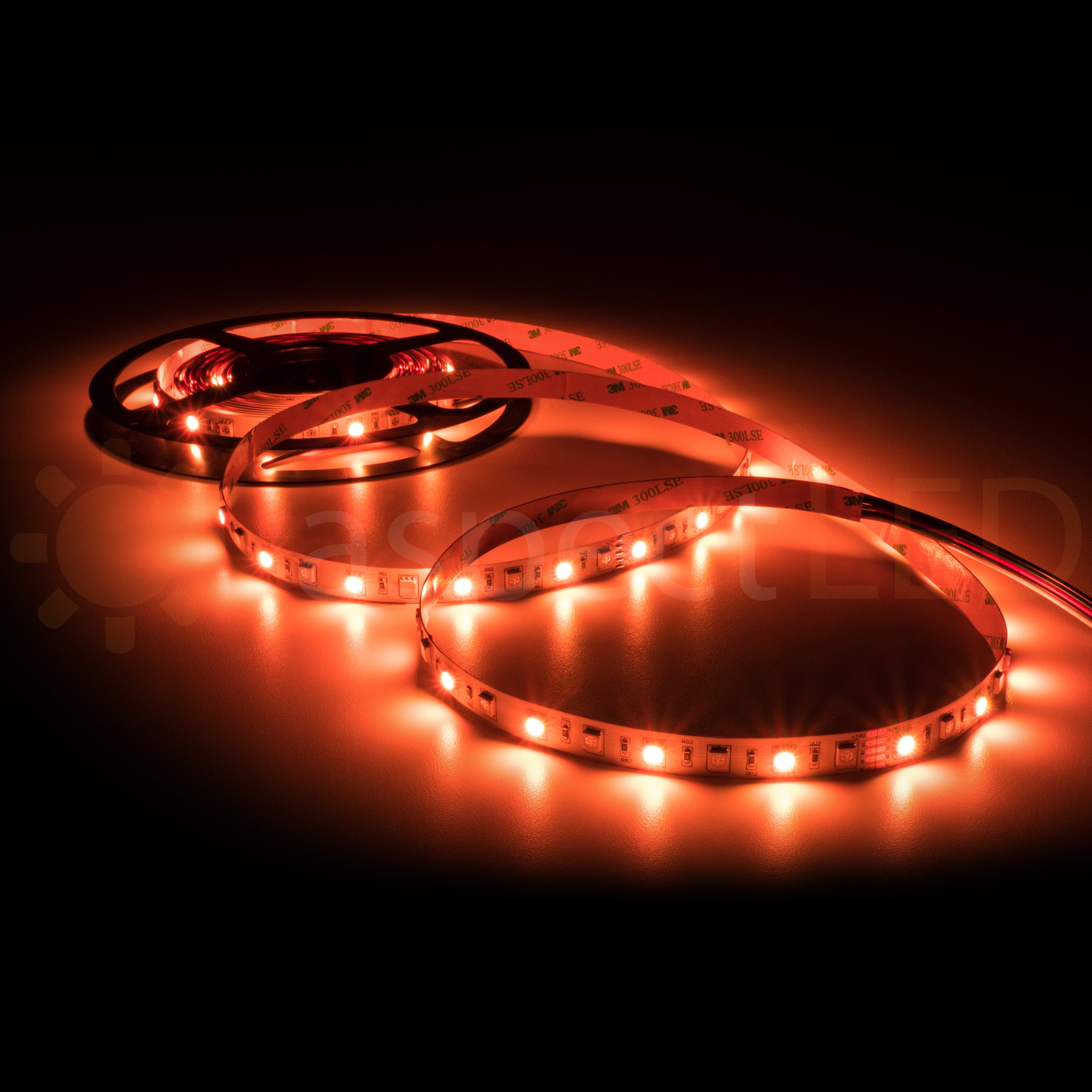 W-Series RGBA Color Changing Flexible LED Strip Light - Ultra Bright (18 LEDs/foot) - Non-Waterproof