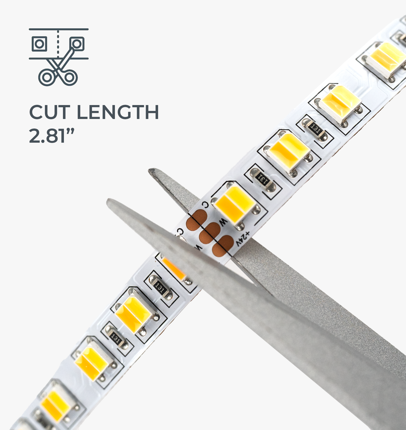 Superior™ 90 LED Strip Light - Tunable White