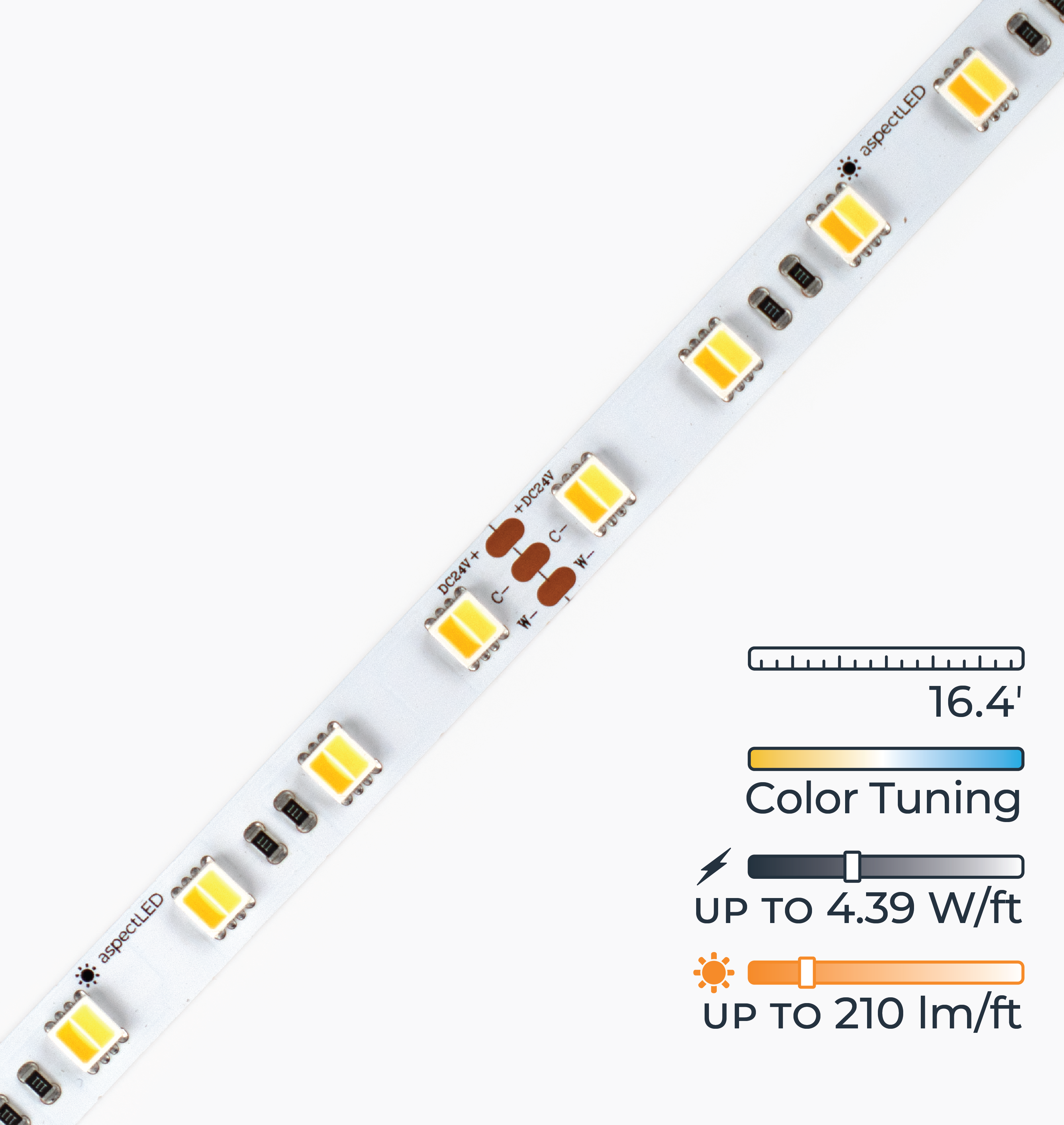 WideLine LED Strip Light - Tunable White