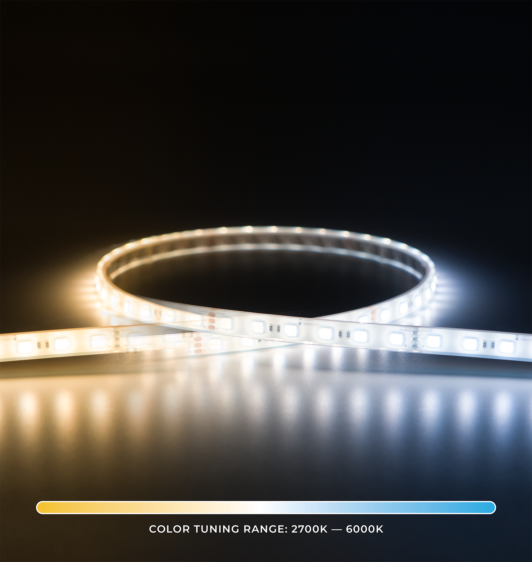 WideLine LED Strip Light - Tunable White, Waterproof