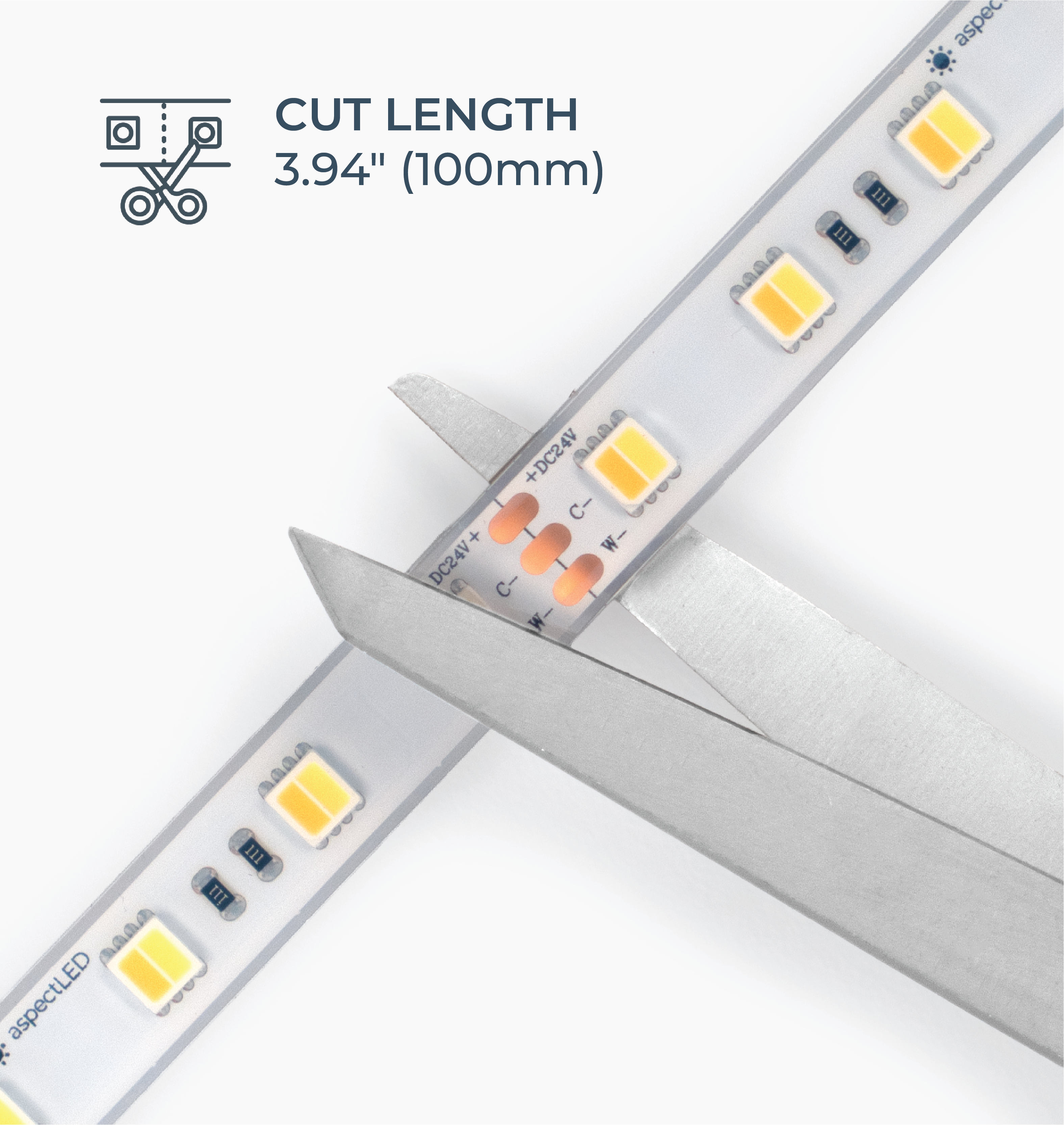 WideLine LED Strip Light - Tunable White, Waterproof