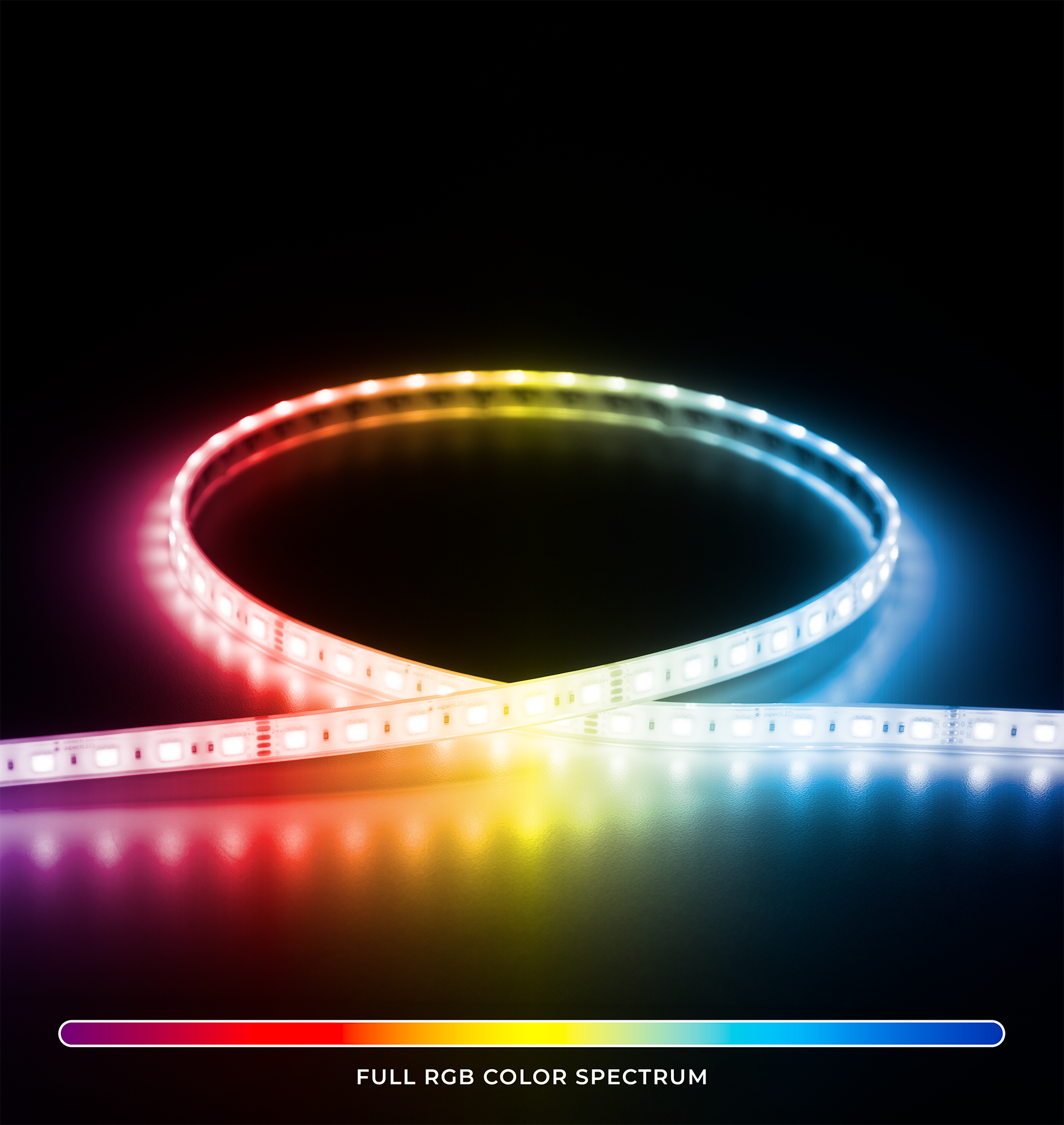 WideLine LED Strip Light - RGB Color Changing, Waterproof