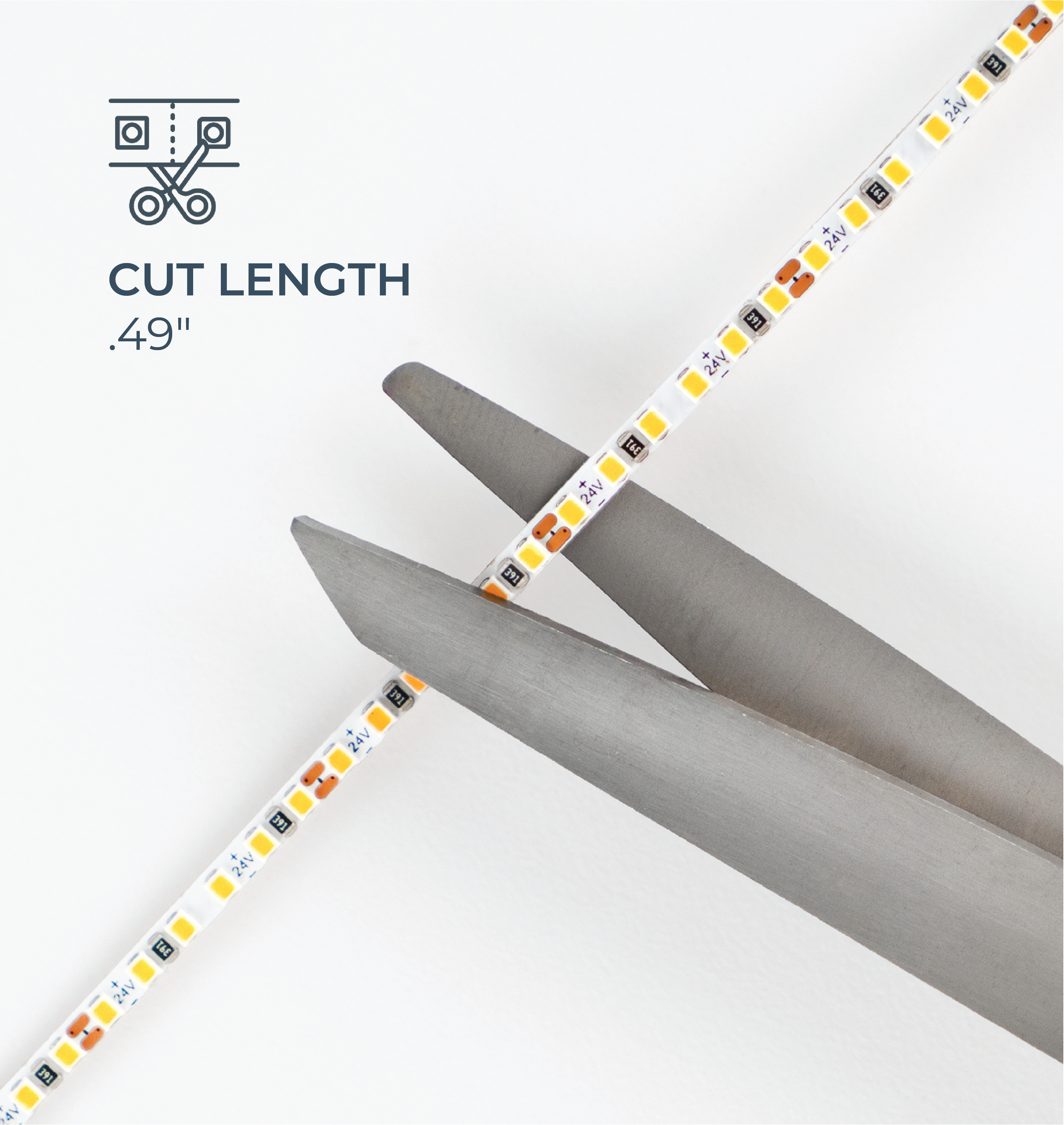 Micro Series LED Strip Light - Static White