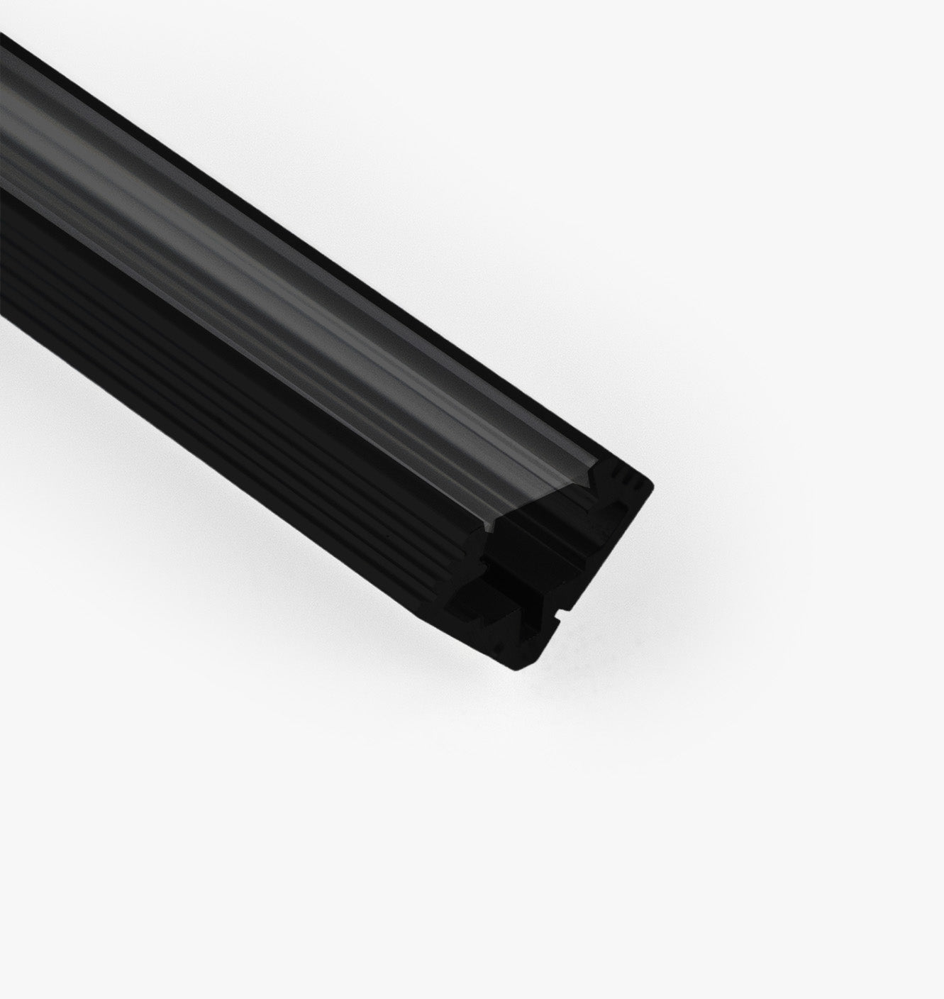 Corner Mount LED Channel, Narrow - Black - 1