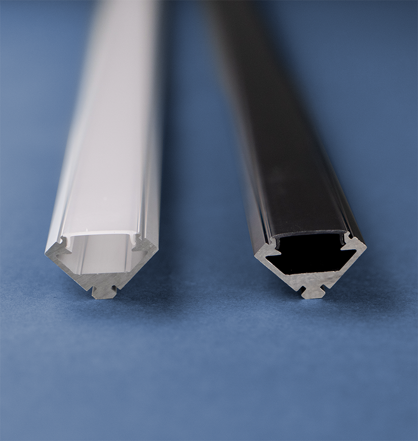 Corner Mount LED Channel, Wide