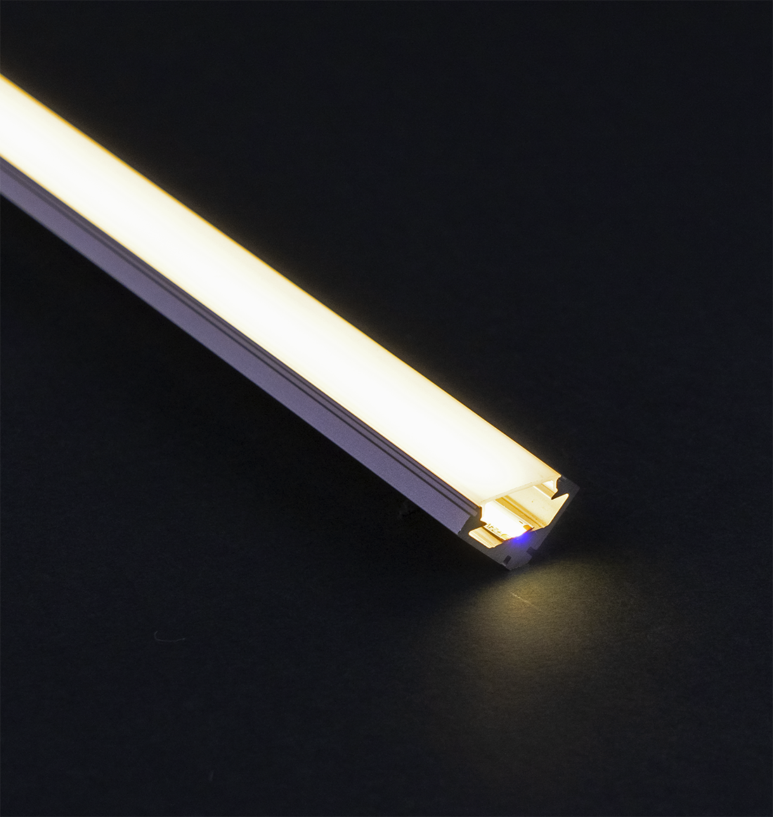 Corner Mount LED Channel, Wide - 10PK - Silver
