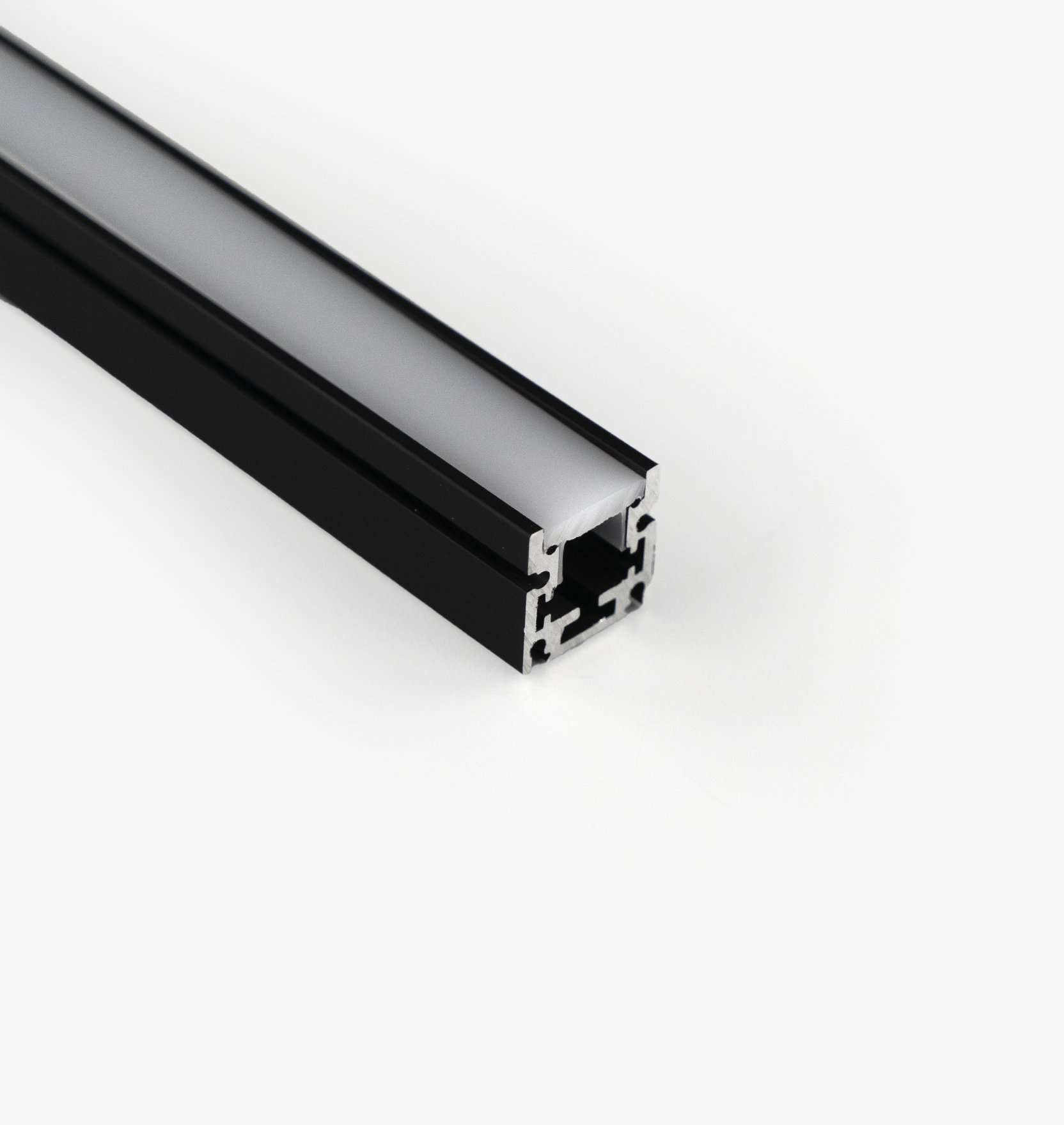 In Floor LED Channel, Universal Wide (IP65) - Black - 1