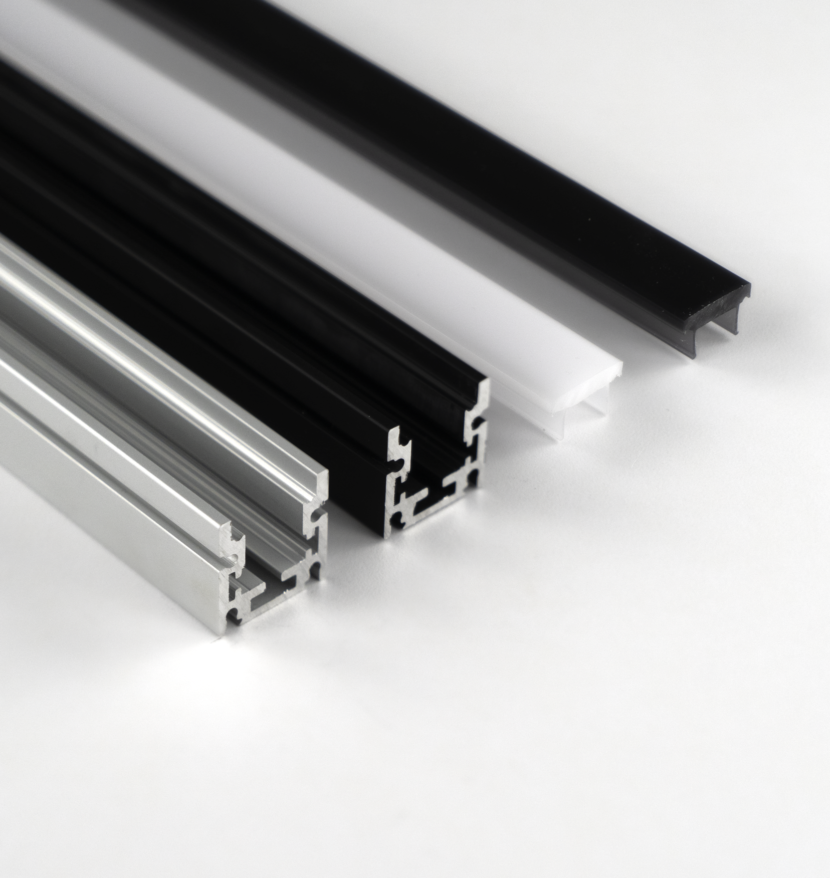In Floor LED Channel, Universal Wide (IP65) - Black - 1