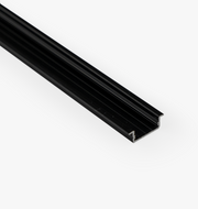 Recessed LED Channel, Universal Wide - Black - 1