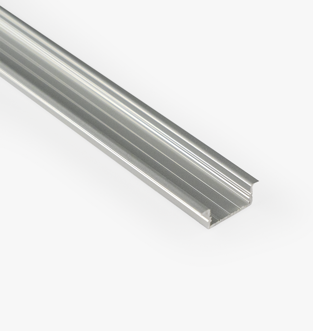 Recessed LED Channel, Universal Wide - Silver - 1