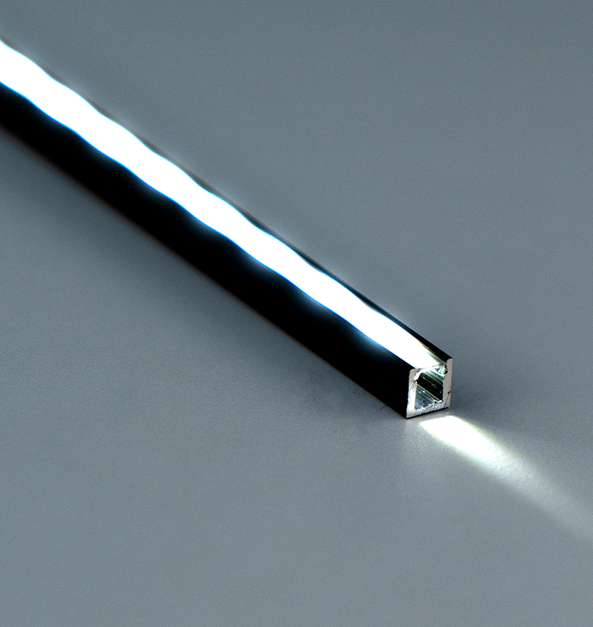 Micro LED Channel - 5PK - Silver