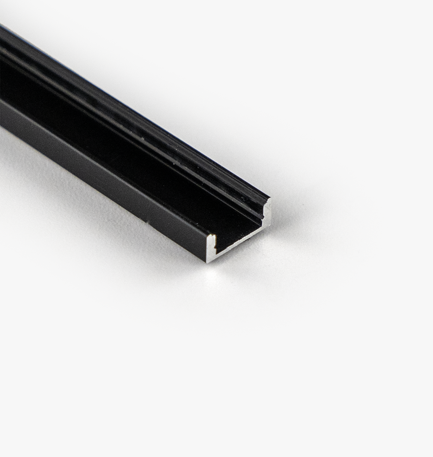 Surface Mount LED Channel, Narrow - Black - 1