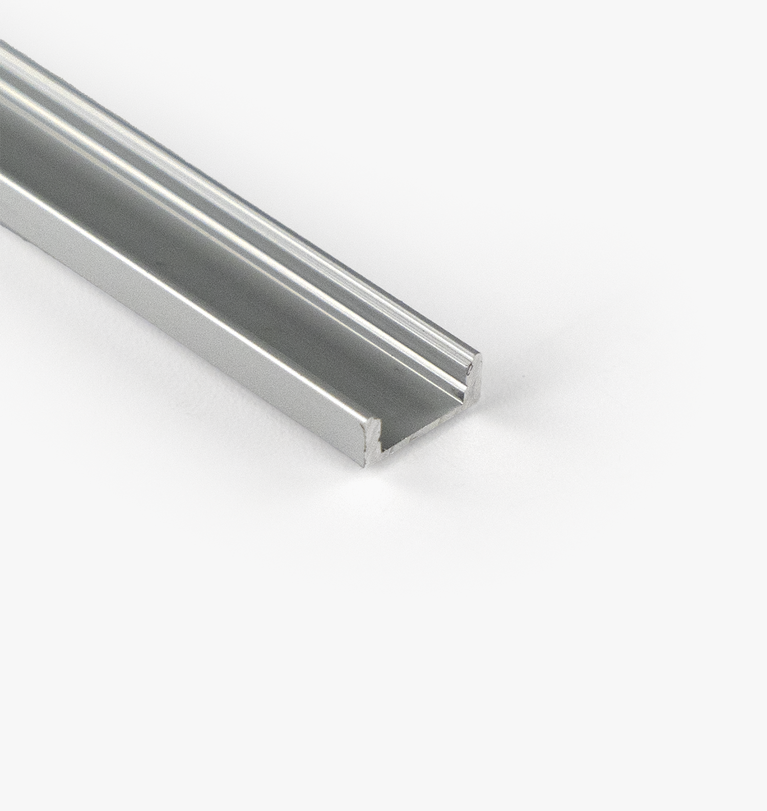 Surface Mount LED Channel, Narrow - Silver - 1