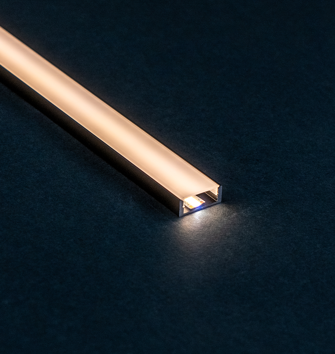 Surface Mount LED Channel, Universal Wide - 1 - Black
