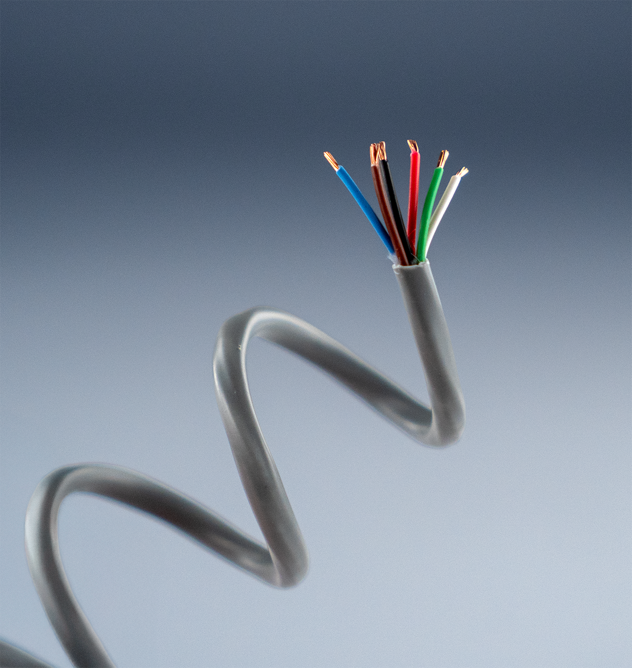 22 AWG 6-wire RGBCCT Extension Wire (Sold by the Foot)