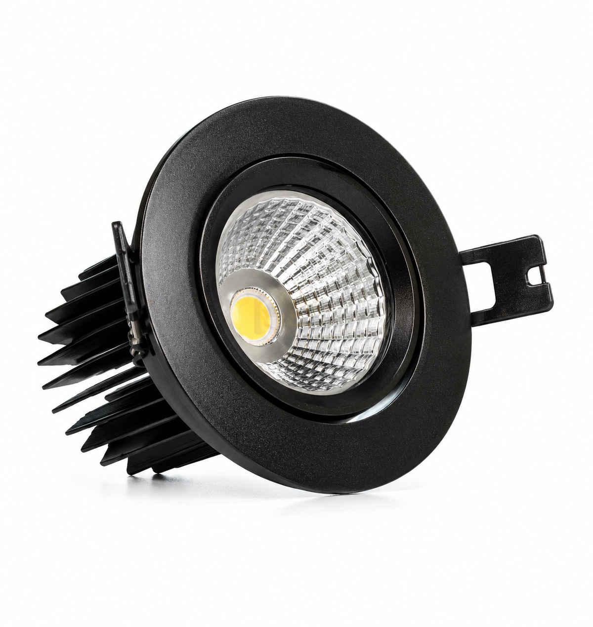 3.5" Single Array LED Recessed Light for Flat or Sloped Ceilings - 10W 3" Cut Out Size