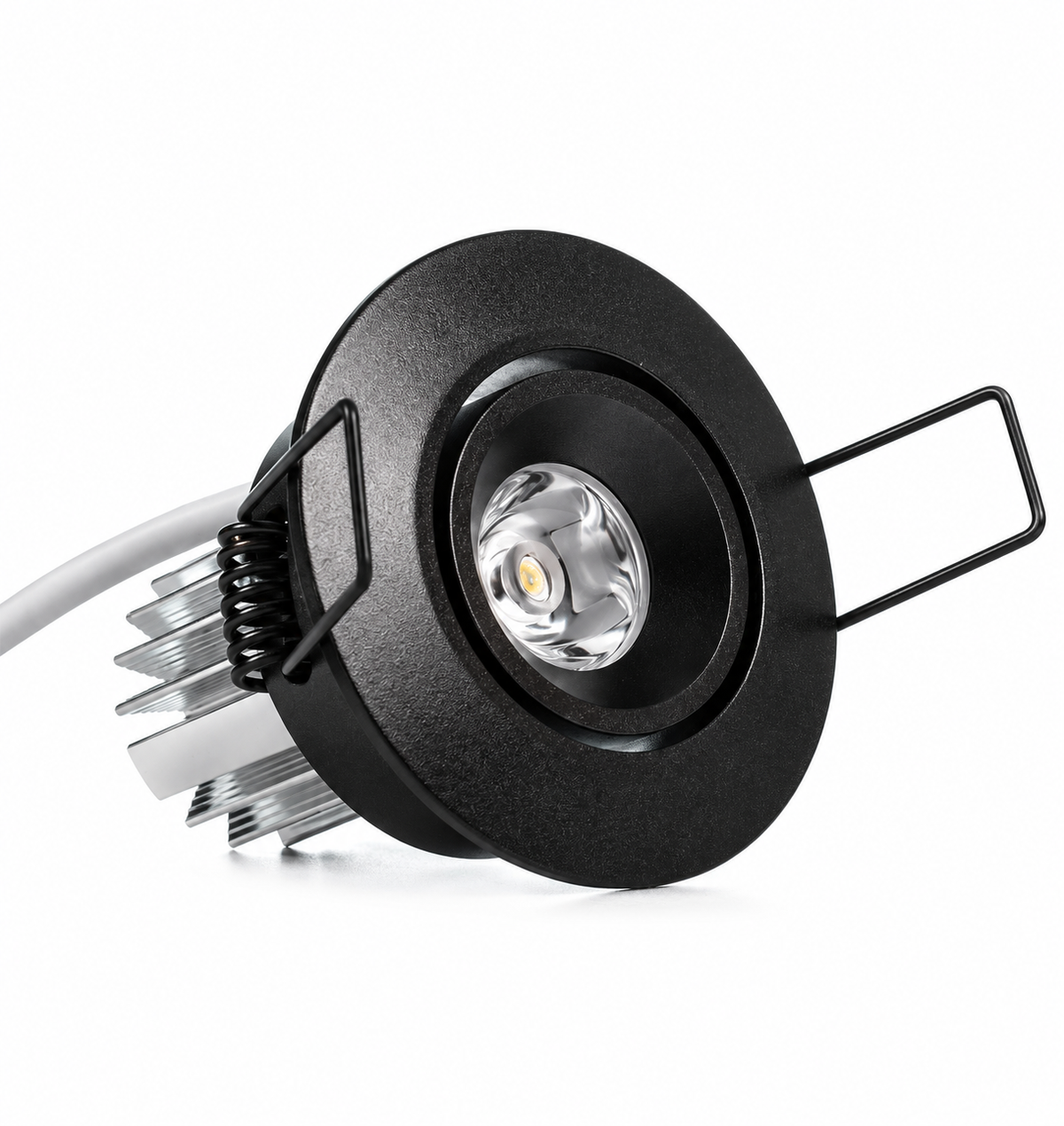 NSF Certified 2.25" LED Recessed Light for Flat or Sloped Ceilings - Ultra Bright (3W)