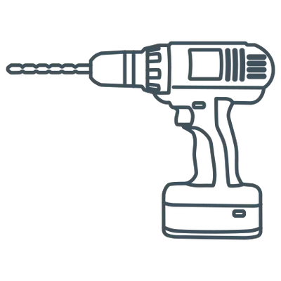 Drill For Light Sheet Installation