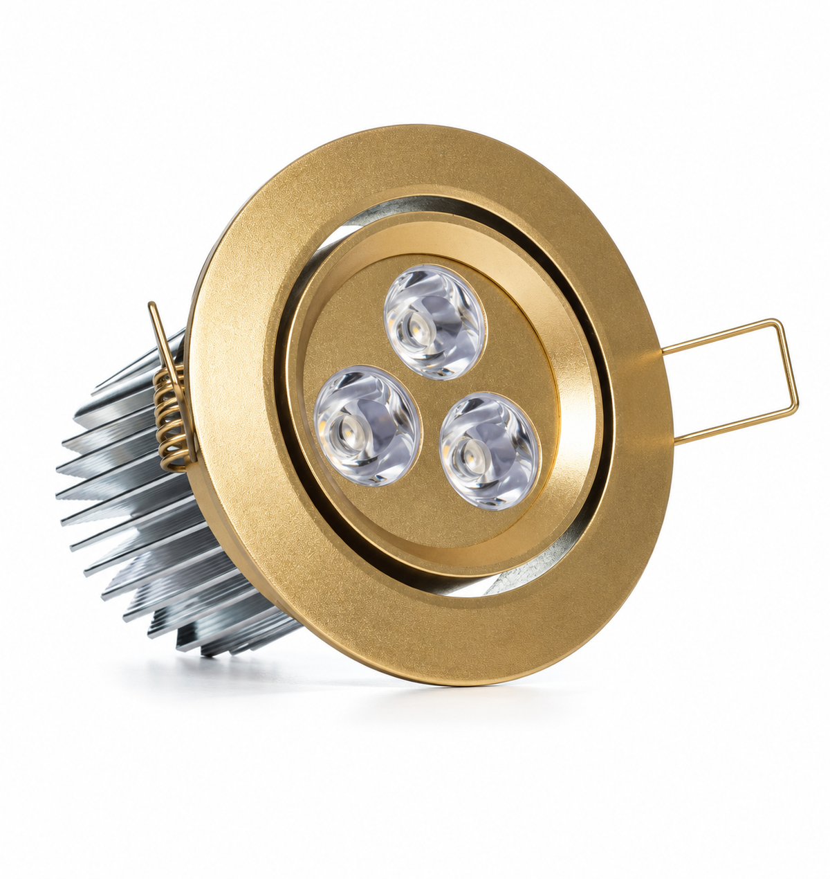 NSF Certified 3.5" LED Recessed Light for Flat or Sloped Ceilings - Ultra Bright (9W)