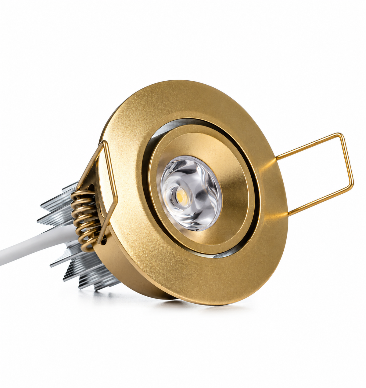 NSF Certified 2.25" LED Recessed Light for Flat or Sloped Ceilings - Ultra Bright (3W)