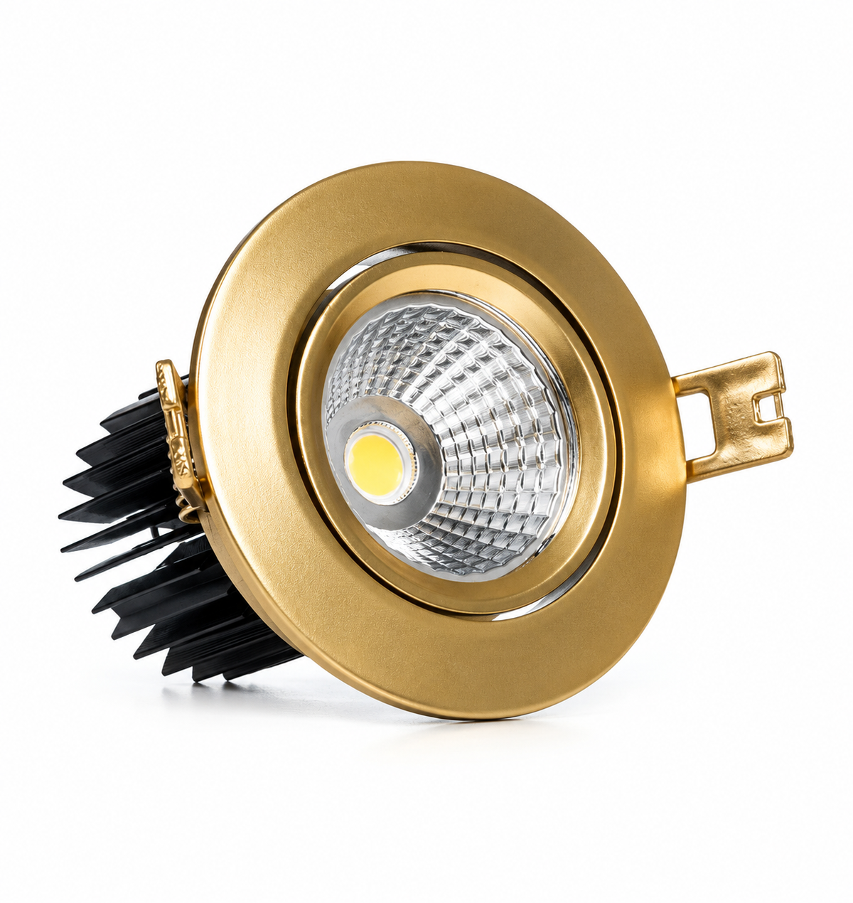 3.5" Single Array LED Recessed Light for Flat or Sloped Ceilings - 10W 3" Cut Out Size