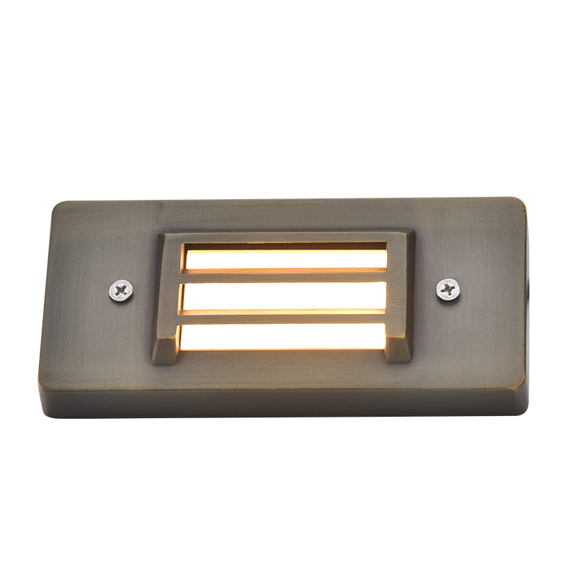 Louvered LED Step Light