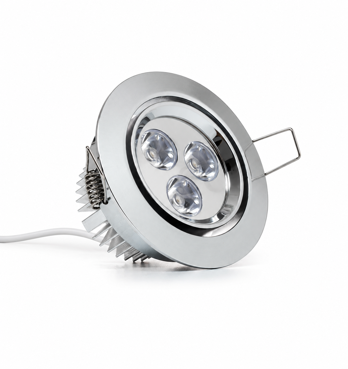 3.5" LED Recessed Light for Flat or Sloped Ceilings - Standard Bright (3W) - Black 2-7/8" Cut Out Size