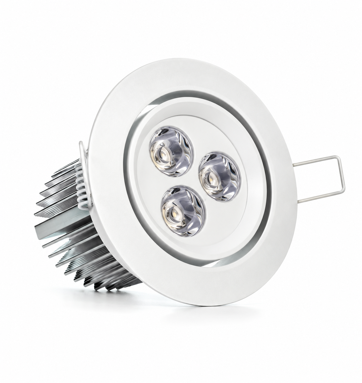 NSF Certified 3.5" LED Recessed Light for Flat or Sloped Ceilings - Ultra Bright (9W)
