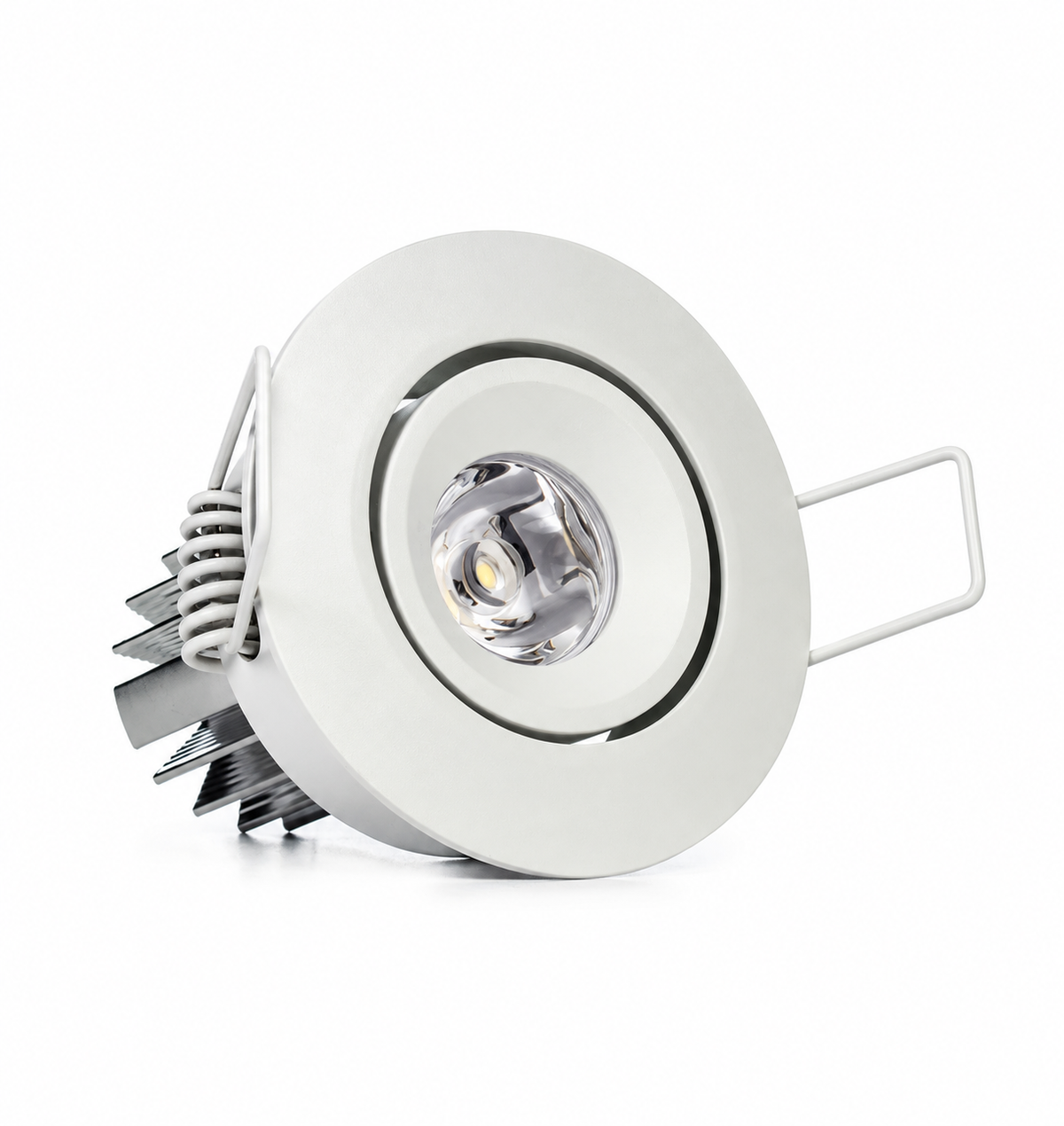 NSF Certified 2.25" LED Recessed Light for Flat or Sloped Ceilings - Ultra Bright (3W)